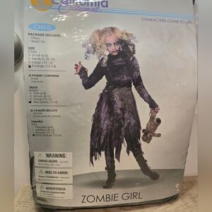 Child zombie girl costume